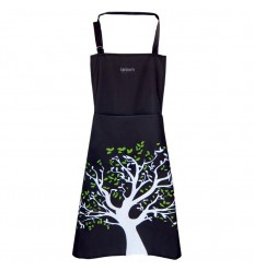 Delantal de cocina Negro con árbol