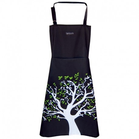 Delantal de cocina Negro con árbol