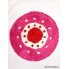 Alfombra de baño fucsia