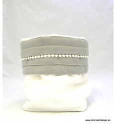 Ideal Bolsita Blanco y Gris